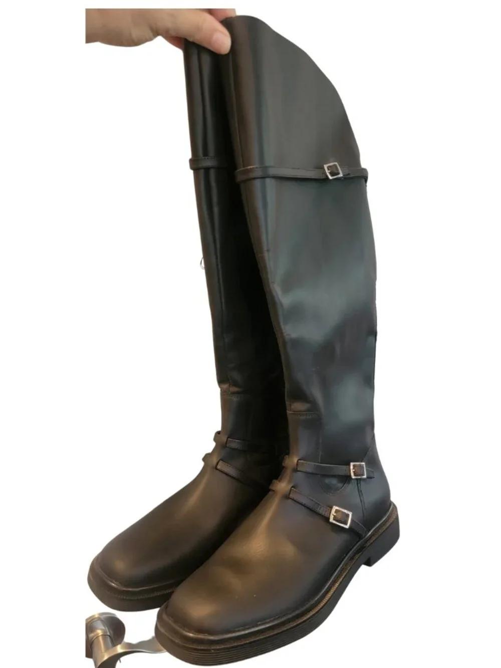 NWOT Franco Sarto Ainsley Knee High Leather Riding Boots. MSRP $260